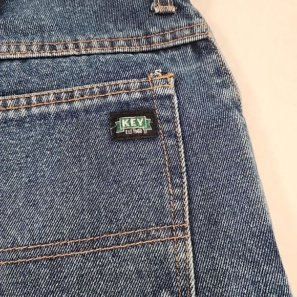 Key Jeans Mens 36 x 31 Blue American Workwear Denim Relaxed Straight - Picture 6 of 10